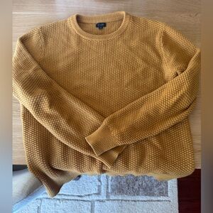 J. Crew Camel Textured Knit Sweater